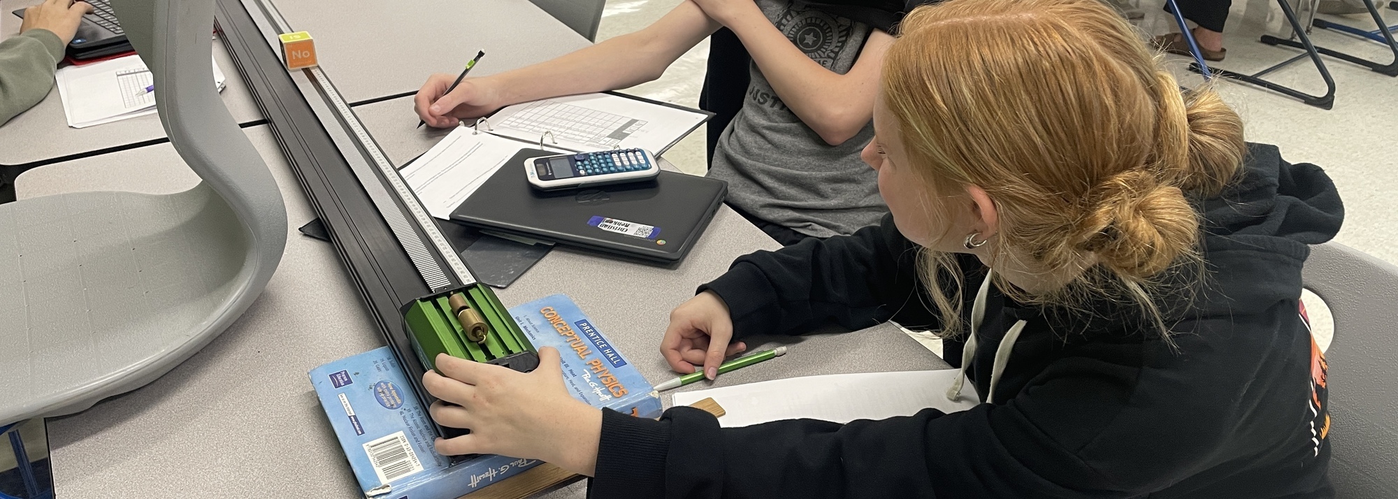 Student Conducting Science Experiment