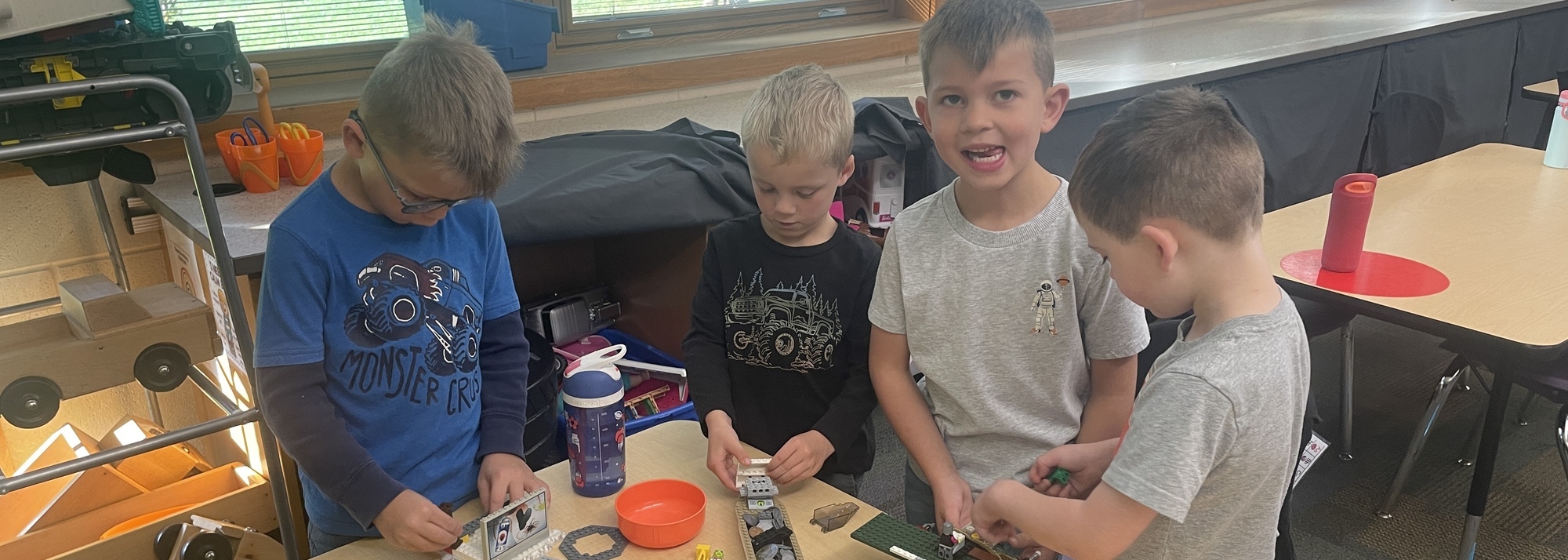 Students Constructing Projects