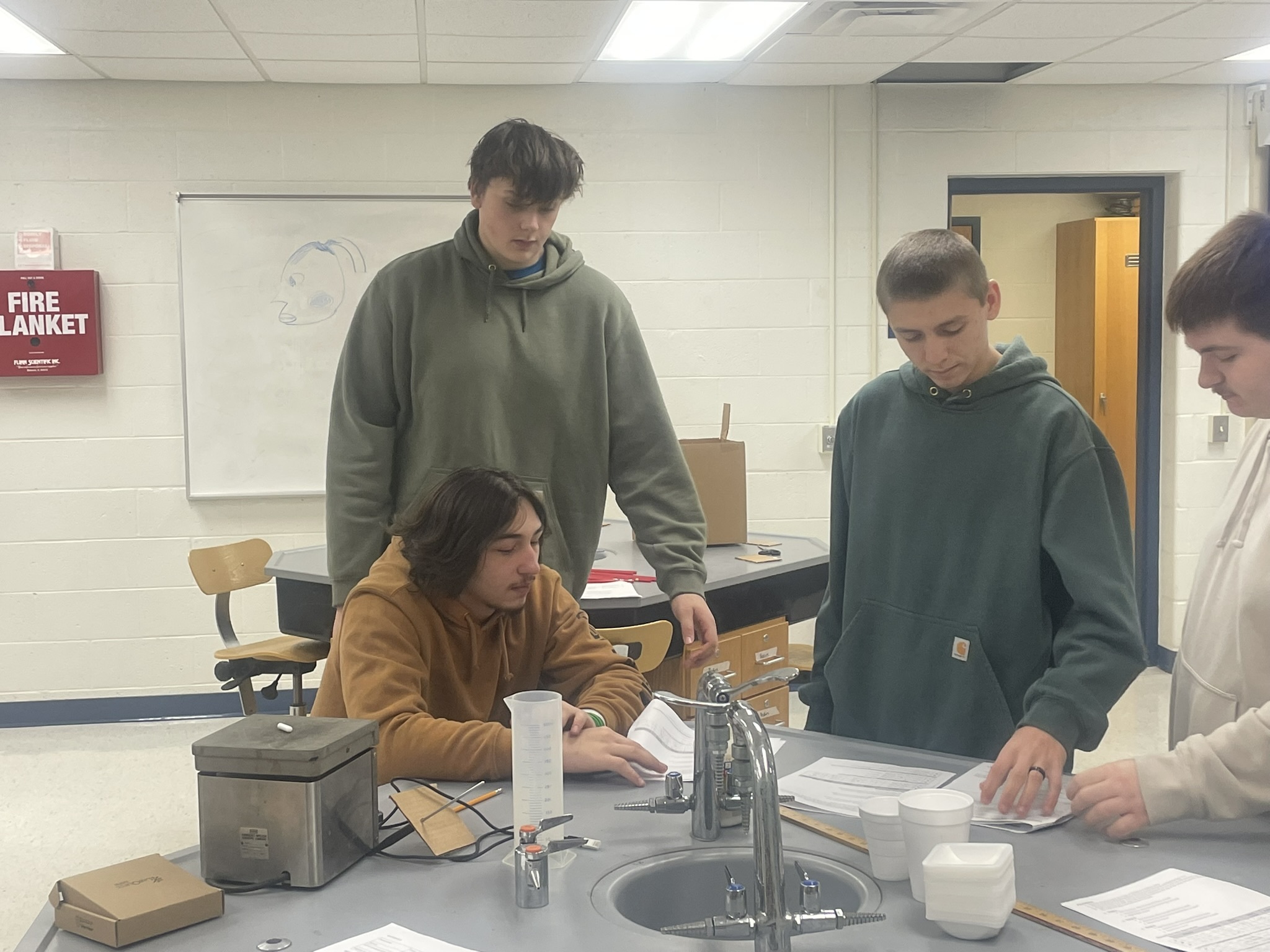 Students Conducting Experiment